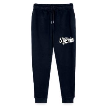 Bitcoin - Cooles Finanzlogo - Stanley/Stella Teenager Bio Jogginghose Mini Mover  - Navy - Vorne
