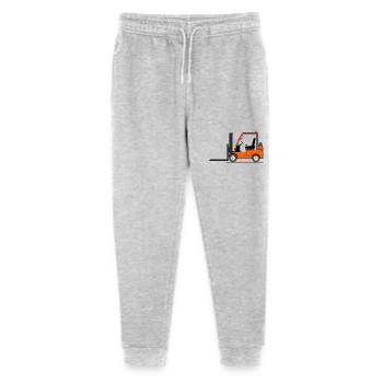 Forklift Forklift Orange - Stanley/Stella Mini Mover Teen Organic Jogging Trousers  - heather grey - Front