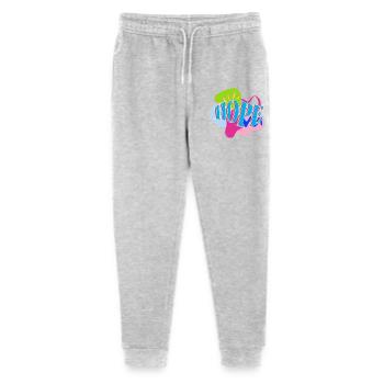 Vibrant, abstract colorful HOPE design - Stanley/Stella Mini Mover Teen Organic Jogging Trousers  - heather grey - Front