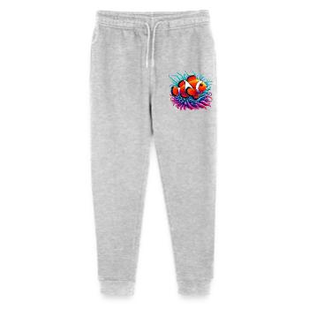 Clownfish - Stanley/Stella Mini Mover Teen Organic Jogging Trousers  - heather grey - Front