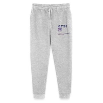 Knitting - Stanley/Stella Mini Mover Teen Organic Jogging Trousers  - heather grey - Front