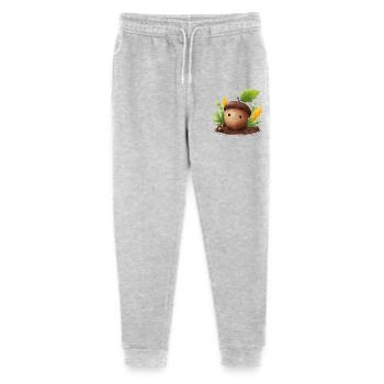 Autumnal Acorn Friend and Cute - Stanley/Stella Mini Mover Teen Organic Jogging Trousers  - heather grey - Front