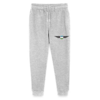 Usbekistan T-Shirt – Stolz und Kultur - Stanley/Stella Teenager Bio Jogginghose Mini Mover  - Grau meliert - Vorne