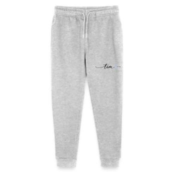 Tom Name Kalligrafie Schrift - Stanley/Stella Teenager Bio Jogginghose Mini Mover  - Grau meliert - Vorne