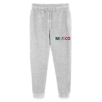 Mexico City Flag - Stanley/Stella Mini Mover Teen Organic Jogging Trousers  - heather grey - Front