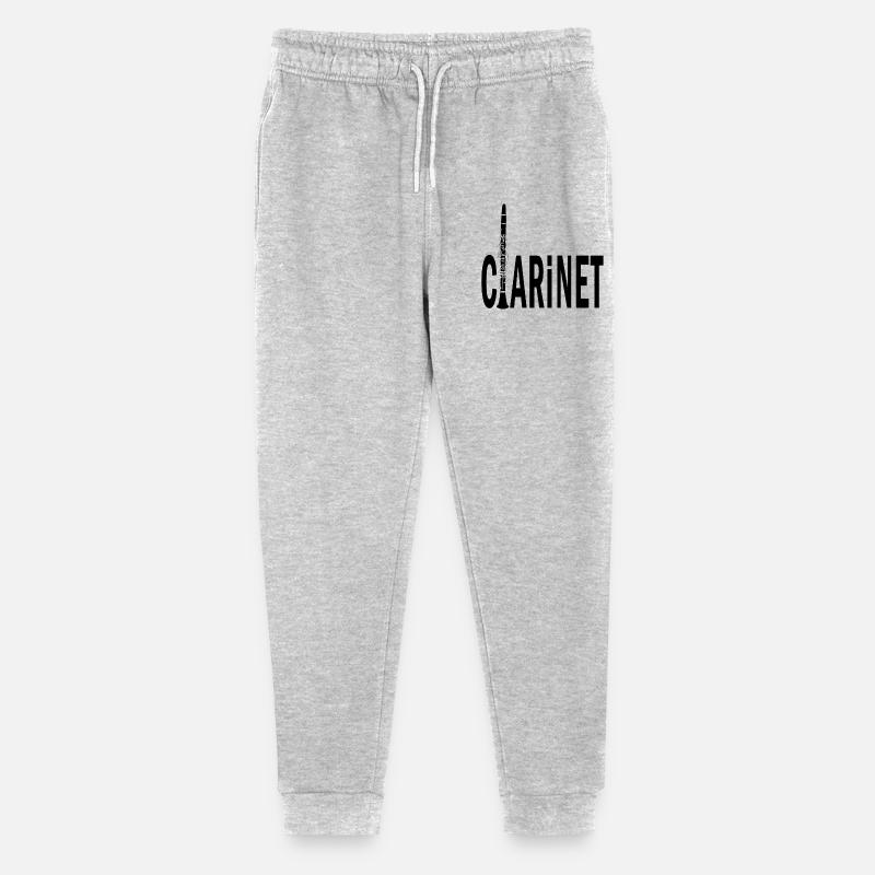 Texte de clarinette - Pantalon de jogging bio Mini Mover Stanley/Stella Ado  - gris chiné