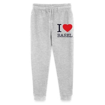 I LOVE BASEL - Stanley/Stella Mini Mover Teen Organic Jogging Trousers  - heather grey - Front