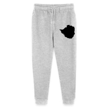 Map of Zimbabwe - Stanley/Stella Mini Mover Teen Organic Jogging Trousers  - heather grey - Front