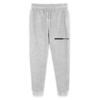 Team on the right with - Stanley/Stella Mini Mover Teen Organic Jogging Trousers  - heather grey - Front