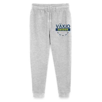 Växjö Sweden City Logo – Blue and Yellow Theme - Stanley/Stella Mini Mover Teen Organic Jogging Trousers  - heather grey - Front