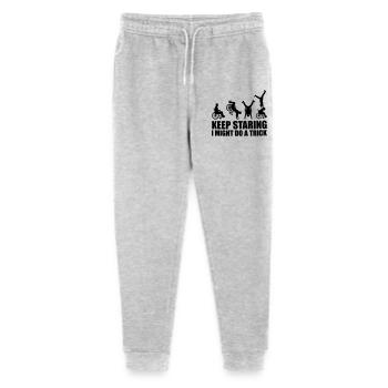 Keep an eye on this wheelchair user # - Stanley/Stella Mini Mover Teen Organic Jogging Trousers  - heather grey - Front