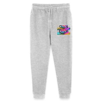 Chaos Coordinator Rainbow Color Saying - Stanley/Stella Mini Mover Teen Organic Jogging Trousers  - heather grey - Front