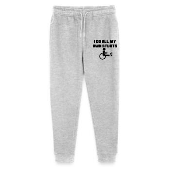 Rollstuhlfahrer mit Bein in Gips # - Stanley/Stella Teenager Bio Jogginghose Mini Mover  - Grau meliert - Vorne