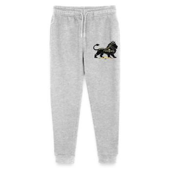 Royal Lion with Gold Ornament - Stanley/Stella Mini Mover Teen Organic Jogging Trousers  - heather grey - Front