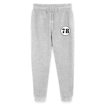 NUMBER 78 seventy eight birthday gift - Stanley/Stella Mini Mover Teen Organic Jogging Trousers  - heather grey - Front