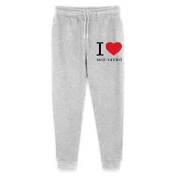 I LOVE MONTENEGRO - Stanley/Stella Teenager Bio Jogginghose Mini Mover  - Grau meliert - Vorne