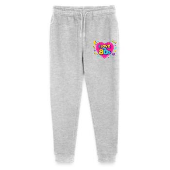 Disco Party 80er 80s - Stanley/Stella Teenager Bio Jogginghose Mini Mover  - Grau meliert - Vorne