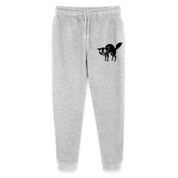 Frightened cat - Stanley/Stella Mini Mover Teen Organic Jogging Trousers  - heather grey - Front