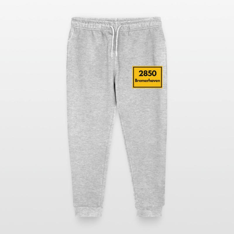 OLD POSTCODE POSTCODE RETRO 2850 BREMERHAVEN HAFEN Stanley/Stella Mini Mover Teen Organic Jogging Trousers 