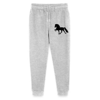 Tölter Islandpferd - Stanley/Stella Teenager Bio Jogginghose Mini Mover  - Grau meliert - Vorne