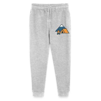 Bergcamping Zelt Lagerfeuer - Stanley/Stella Teenager Bio Jogginghose Mini Mover  - Grau meliert - Vorne