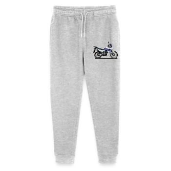 Vélo d’aventure - Pantalon de jogging bio Mini Mover Stanley/Stella Ado  - gris chiné - Devant
