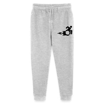 Rollstuhlfahrer mit Raketenantrieb # - Stanley/Stella Teenager Bio Jogginghose Mini Mover  - Grau meliert - Vorne