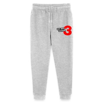 Ich bin schon 3 - Stanley/Stella Teenager Bio Jogginghose Mini Mover  - Grau meliert - Vorne