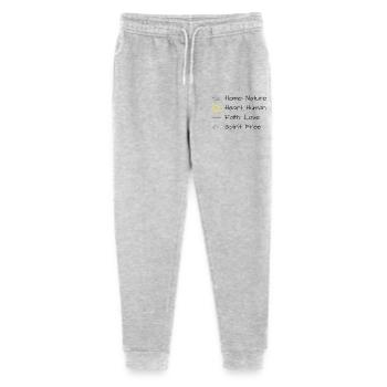 Connected to everything - Stanley/Stella Mini Mover Teen Organic Jogging Trousers  - heather grey - Front