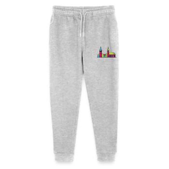 Skyline de Wels City Lederer Tower Art moderne en ligne - Pantalon de jogging bio Mini Mover Stanley/Stella Ado  - gris chiné - Devant
