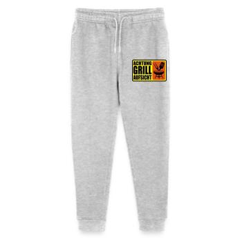 ACHTUNG GRILL-AUFSICHT - Stanley/Stella Teenager Bio Jogginghose Mini Mover  - Grau meliert - Vorne