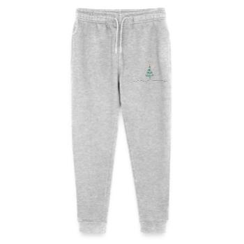 Festliche Weihnachtsbaum Skizze - Stanley/Stella Teenager Bio Jogginghose Mini Mover  - Grau meliert - Vorne
