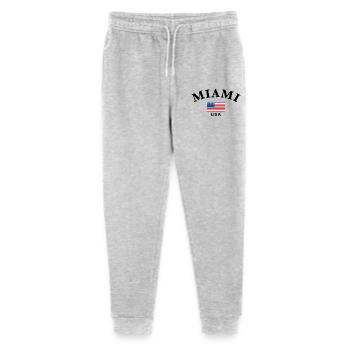 Miami, États-Unis - Pantalon de jogging bio Mini Mover Stanley/Stella Ado  - gris chiné - Devant