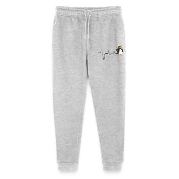 Penguin Heartbeat Fun - Pantalon de jogging bio Mini Mover Stanley/Stella Ado  - gris chiné - Devant