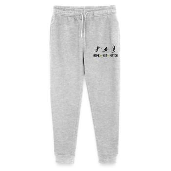 Tennis - Game Set Match - Stanley/Stella Mini Mover Teen Organic Jogging Trousers  - heather grey - Front