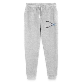 Old pliers illustration - Stanley/Stella Mini Mover Teen Organic Jogging Trousers  - heather grey - Front