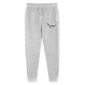 baleine, animal marin - Pantalon de jogging bio Mini Mover Stanley/Stella Ado  - gris chiné - Devant