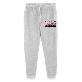 Because I'm the game master, that's why role-playing - Stanley/Stella Mini Mover Teen Organic Jogging Trousers  - heather grey - Front