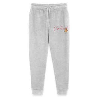 Christmas gingerbread - Stanley/Stella Mini Mover Teen Organic Jogging Trousers  - heather grey - Front