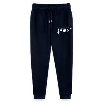 Hängende Wildwasser Kleidung an Flussverlauf - Stanley/Stella Teenager Bio Jogginghose Mini Mover  - Navy - Vorne