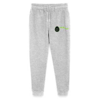 Baptême 2025 Croix dans l’oeuf paysage vert clair - Pantalon de jogging bio Mini Mover Stanley/Stella Ado  - gris chiné - Devant