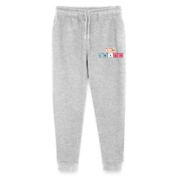 I am French in periodic elements - Stanley/Stella Mini Mover Teen Organic Jogging Trousers  - heather grey - Front