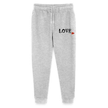 Love - Stanley/Stella Mini Mover Teen Organic Jogging Trousers  - heather grey - Front
