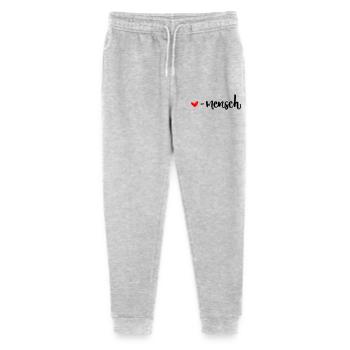liebling mensch herz herzensmensch valentinstag - Stanley/Stella Teenager Bio Jogginghose Mini Mover  - Grau meliert - Vorne