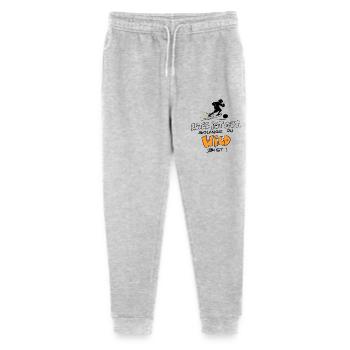 Die Wilden Kerle Wild Spruch - Stanley/Stella Teenager Bio Jogginghose Mini Mover  - Grau meliert - Vorne