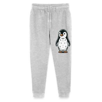 pinguin - Stanley/Stella Teenager Bio Jogginghose Mini Mover  - Grau meliert - Vorne