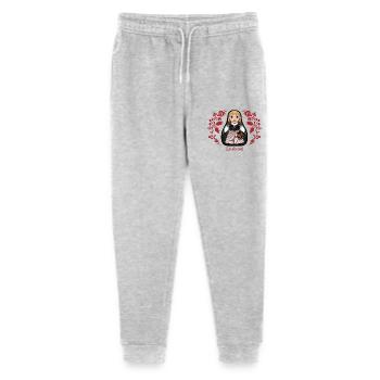 UndervikStinta mit Blumen - Stanley/Stella Teenager Bio Jogginghose Mini Mover  - Grau meliert - Vorne