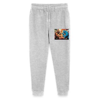 Marché baissier et haussier - Bourse - Pantalon de jogging bio Mini Mover Stanley/Stella Ado  - gris chiné - Devant