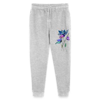 Blumen - Stanley/Stella Teenager Bio Jogginghose Mini Mover  - Grau meliert - Vorne