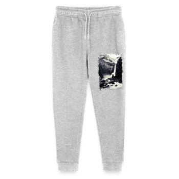 Wasserfall in der Wildnis - Stanley/Stella Teenager Bio Jogginghose Mini Mover  - Grau meliert - Vorne